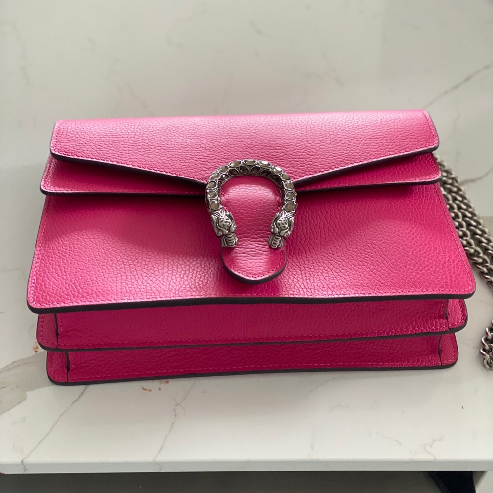 Authentic Gucci Pink 👛 Dionysus Shoulder Bag